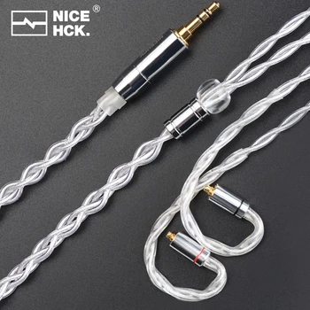 NICEHCK SilverSir Высококачественный кабель для обновления наушников из фольги из чистого серебра 6N 3.5/2.5/4.4 мм MMCX/0,78 2Pin для Phoenix Bravery EB2S IEM