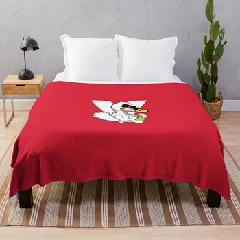 The Swans Blog V Логотип на красном Пледе, Велюровые Мягкие постельные одеяла, Плюшевые одеяла размера 
