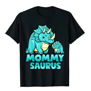 Забавная футболка с динозавром Mommysaurus для мамы, Хлопковые футболки Для Мужчин, Повседневные Топы и тройники, прикольные футболки