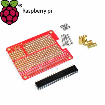 Прототип шляпы-щитка своими руками для Raspberry Pi 3 и Raspberry Pi 2 модели B / B + / A + (красный)