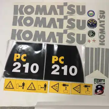 Для экскаватора Komatsu PC210-8 Наклейка на весь корпус машины, все автомобильные наклейки, маркировка автомобиля, наклейка для дисплея экскаватора