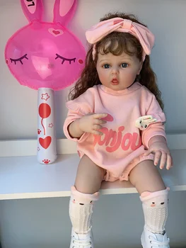 Игрушка Reborn Baby Doll 60 см, 3D краска, кожа с силиконовыми венами Для девочки, принцессы, Коллекция Bebe Artist для малышей