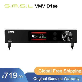 SMSL VMV D1se MQA Аудио ЦАП 768 кГц 32 бит Bluetooth 5,0 USB Оптический Коаксиальный RCA DSD512 ES9038PRO Декодер С Дистанционным Управлением