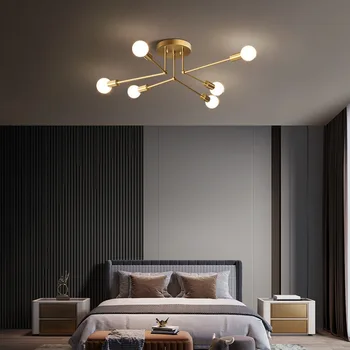 Mdern Светодиодная люстра в стиле минимализма, потолочный светильник для гостиной, спальни, столовой, отеля, Светильник для украшения интерьера в скандинавском стиле