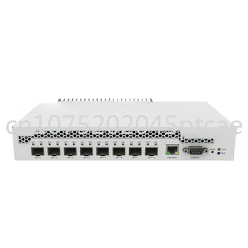 Настольный коммутатор CRS309-1G-8S + IN с портом Ethernet 1xGigabit и портами 8xSFP + 10 Гбит/с, коммутационная способность 162 Гбит/с