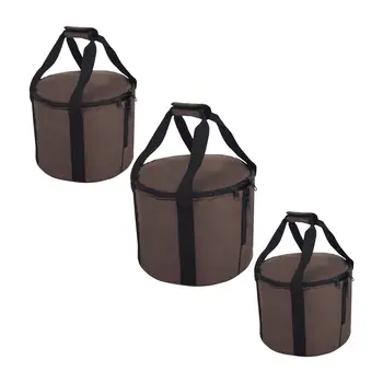 Портативная изолированная сумка для мультиварки, сумка для супа, органайзер для кастрюль на молнии для улицы