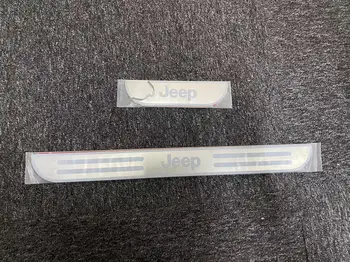 Автомобильные аксессуары накладка на порог из нержавеющей стали для Jeep Compass 2023 4шт