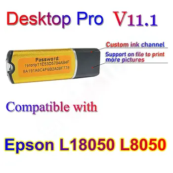 Для Epson L18050 L8050 Uv Rip Программное Обеспечение Dtf Принтер Dongle Rip Usb Лицензионный Накопитель Ключевая Программа V11 Desktop 11.1 Широкоформатный Dtg Rip