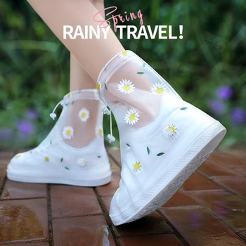 Дождевик для обуви, Прозрачный ПВХ, водонепроницаемый, противоскользящий, дождевик для обуви, дождевик для обуви, силиконовый дождевик для обуви