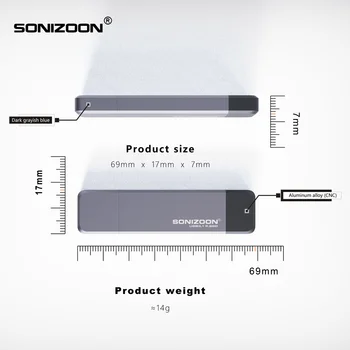 SONIZOON PSSD USB3.0 Флеш-накопитель 2 ТБ/1 ТБ/512 ГБ/256 ГБ/128 ГБ Портативный твердотельный USB-накопитель TPYEC-3.2 Бесплатная доставка 삼성