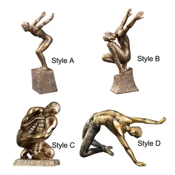 Спортивная Абстрактная фигура, Скульптура, Статуэтка спортсмена, Статуя человеческого тела, Креативный