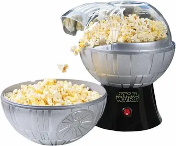 Фирменная машина для приготовления попкорна Death Star - горячего воздуха со съемной чашей