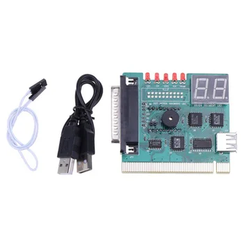 USB PCI PC Диагностический анализатор материнской платы, почтовая карточка с 2-значным кодом ошибки, дисплей для портативных ПК, тестирование и анализ