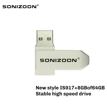 SONIZOON XEZUSB3.0006 Вращающийся флеш-накопитель USB флэш-накопитель 917схема 8 ГБ 16 ГБ 32 ГБ 64 ГБ Стабильная высокоскоростная флешка