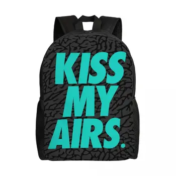 Индивидуальный рюкзак Kiss My Airs, женский, мужской, базовый рюкзак для школы, сумки для колледжа