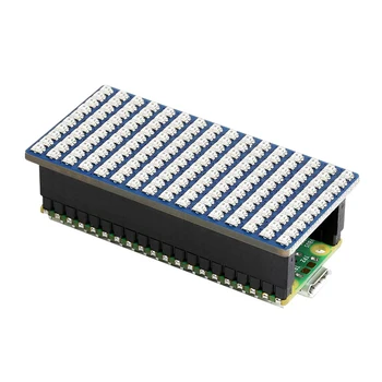 5v 16x10 Полноцветный RGB светодиодный модуль Raspberry Pi Pico Matrix Panel Breakout HAT для Платы Raspberry Pi Pico RP2040 Аксессуары