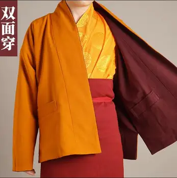 Пальто Китайского тибетского ламы, мужская весенняя куртка-кимоно