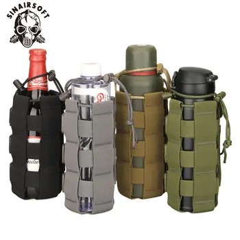 0,3 Л-0,8 л, тактический чехол для бутылки с водой Molle, нейлоновый чехол для военной столовой, кобура, сумка для чайника для путешествий на открытом воздухе с системой Molle