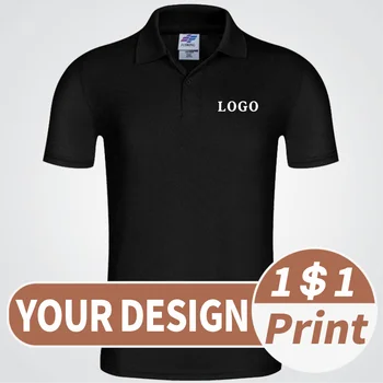 Индивидуальный логотип для рубашки ПОЛО, вышитая одежда с узорами, текст для производства рубашки поло, Индивидуальный логотип, летняя одежда 