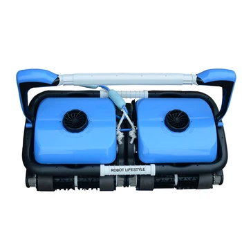 Робот-пылесос для бассейна, Автоматическое оборудование, 40-метровый кабель, мойка стен, ступеней и пола, Bluetooth и пульт дистанционного управления