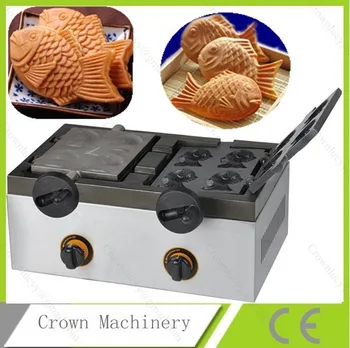 Машина для приготовления вафельного торта в форме рыбы на сжиженном газе