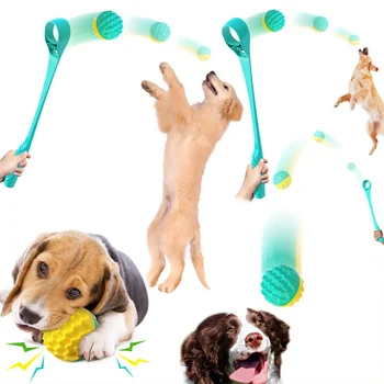 Инструмент для Дрессировки домашних животных, Метатели мячей, Кий для средних Кошек и Собак, Забавная Обучающая Интерактивная игрушка для домашних животных, Аксессуары для собак 2022