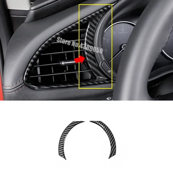 Для Mazda 3 2019 2020 Аксессуары ABS Матовый/из Углеродного Волокна Автомобильный Руль Левая И Правая Крышка Воздуховода Отделка Стайлинга Автомобилей