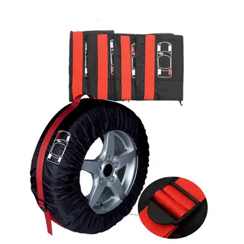 Защитная крышка для автомобильных запасных шин, 1 шт., 4 шт., сумка для хранения автомобильных запасных шин, пылезащитные детали для автомобильных шин