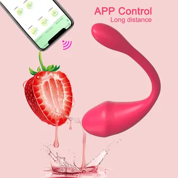 Беспроводной Bluetooth приложение Вибратор с дистанционным управлением Женский Вибратор для взрослых Вагинальные игрушки Умный Стимулятор Секс-игрушки для женщин Трусики