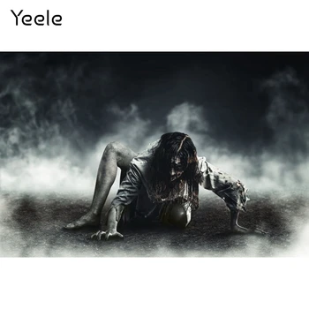Детские фоны Yeele Фон для Хэллоуина Туман, Призрак, Портретная фотография, украшение для фотосъемки с Угощением или трюком Для Фотостудии