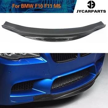 Для BMW 5 серии F10 M5 2012-2016 Передний бампер, Спойлер, Разветвители, Фартук из углеродного волокна/FRP, Не для F10, Изменить внешний вид на M5)