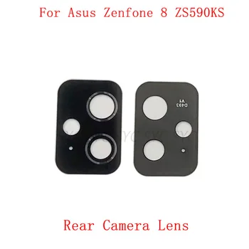 Стекло Объектива задней камеры для Asus Zenfone 8 ZS590KS Запчасти для ремонта стеклянных объективов камеры