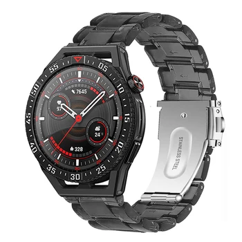 20 мм 22 мм Прозрачный Ремешок Из смолы Для Huawei Watch GT 3 2 42 мм 46 мм Аксессуары Для Смарт-часов Браслет Для Huawei Watch GT3 SE Ремешок Для Часов