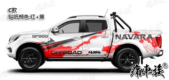 Автомобильные наклейки для Nissan NVAVRA 2008-2021 По индивидуальному заказу, аппликационная пленка для внедорожного пикапа