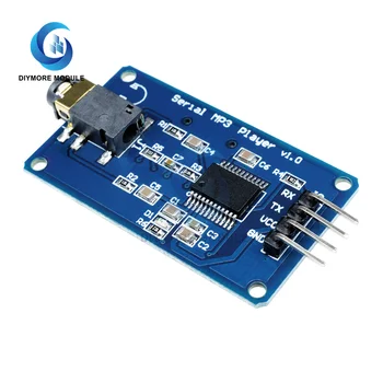 YX5300 UART TTL Последовательное Управление MP3 Музыкальный плеер Модуль Поддержка MP3/WAV Для Micro SD/SDHC карты для Arduino/AVR/ARM/PIC