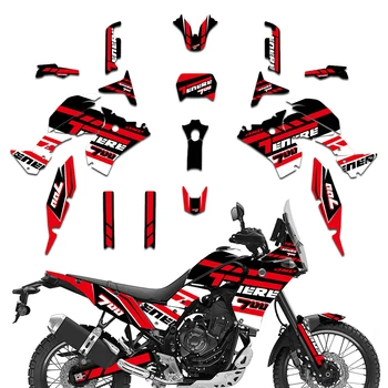 Для Yamaha Tenere 700 Мотоциклетная Виниловая Наклейка, Графические Наклейки для Yamaha Tenere 700 T700 XTZ700 2019 2020 2021 2022 2023