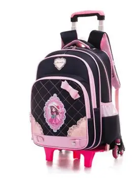 Школьная сумка-тележка, Детские рюкзаки на колесиках, Детский рюкзак на колесиках, студенческая сумка на колесиках для девочек, дорожные рюкзаки