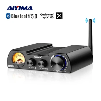 AIYIMA A08 Pro TPA3255 Bluetooth 5,0 Усилитель Мощности 300Wx2 Стерео Аудио Усилитель Динамик Домашний Amplificador VU Meter Amp