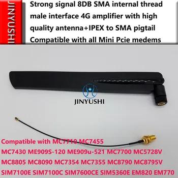 IPEX-SMA косичка + 4G 8dB антенна Для SIMCOM SIM7100A SIM7100C SIM7100E SIM7600CE SIM5360E SIM5360A SIM7100CE