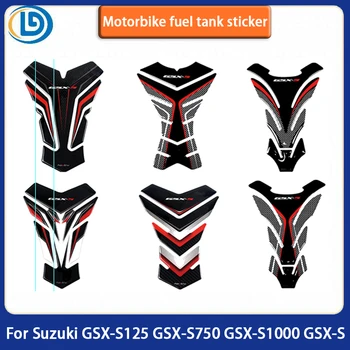 3D Защитные наклейки для бака мотоцикла, чехол для Suzuki GSX-S125, GSX-S750, GSX-S1000, GSX-S, наклейки