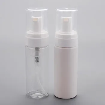 50ml60ML прозрачная/белая пластиковая бутылка пенящийся насос/МУСС для умывания лица/лосьон для рук, эмульсия для ухода за кожей, косметическая бутылка
