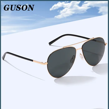 GUSON 2023 Новые Нейлоновые Поляризационные Солнцезащитные очки С Классической Защитой от ультрафиолета, Мужские Модные Солнцезащитные Очки Для Вождения Высокой четкости, Дорожные Женские 8001