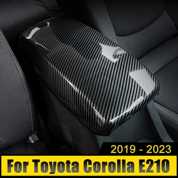 Для Toyota Corolla E210 2019 2020 2021 2022 2023 Гибридный ABS Автомобильный Центральный Подлокотник Коробка Чехол Наклейки Аксессуары Для Украшения