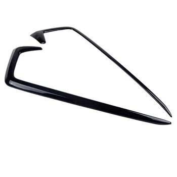 10 шт., Глянцевый черный внешний передний противотуманный фонарь, накладка на крышку, подходит для Honda Civic 2019-2020