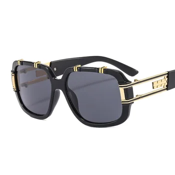 Новые современные роскошные солнцезащитные очки для мужчин, популярные дизайнерские брендовые мужские солнцезащитные очки с квадратными градиентными модными оттенками
