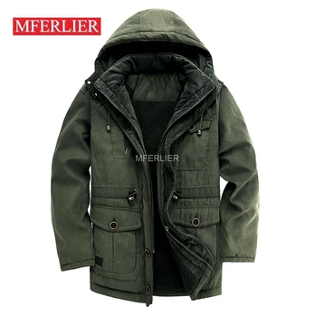 Зимние пальто большого размера 9XL 8XL 7XL, обхват груди 150 см, флисовые куртки мужские