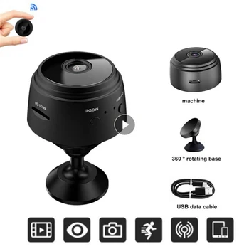 Беспроводная Камера A9 720P Мини-Камера Голосовое Видео Безопасности Беспроводные Видеокамеры Видеонаблюдения С Инфракрасным Ночным Видением