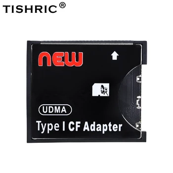 TISHRIC 2018 Новый Конвертер карт SDXC SDHC в Стандартную компактную вспышку Type I Адаптер SD-CF Card Reader Adapter Up UDMA 128 ГБ