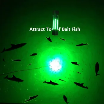 10 Вт 30 Вт 60 Вт Высокой Яркости 12 В Зеленые подводные светодиодные фонари Для подледной рыбалки, Приманки для ловли Краппи, приманки для ловли форели на продажу