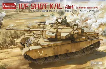 Забавный 35A048 1/35 ОСНОВНОЙ БОЕВОЙ ТАНК IDF SHOT KAL VALLEY OF TEARS N'EHILA Бонусный модельный комплект
